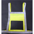 Reflective Band Vest of 100% Polyester Knitting Fabric and High Luster Reflective Tape